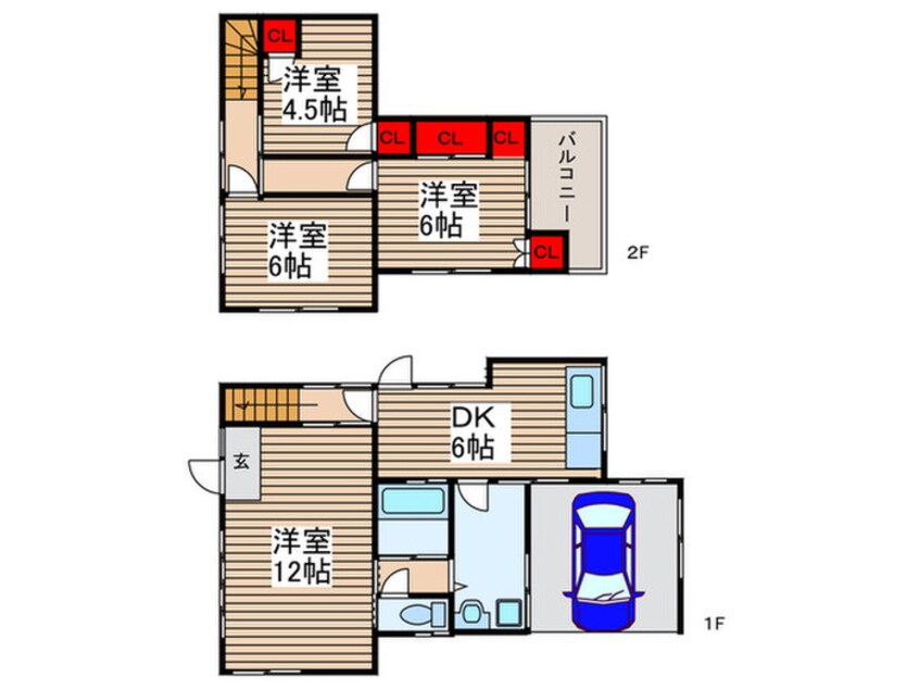 間取図 五香西2丁目戸建