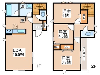 間取図 Kolet羽村神明台