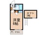 ライフピアフェアリー 1Rの間取り