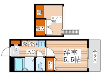 間取図 クレセントハイツ本町Ⅲ