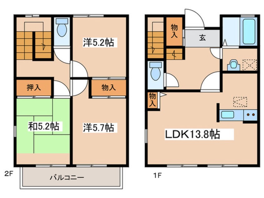 間取図 エムコート湘南A棟