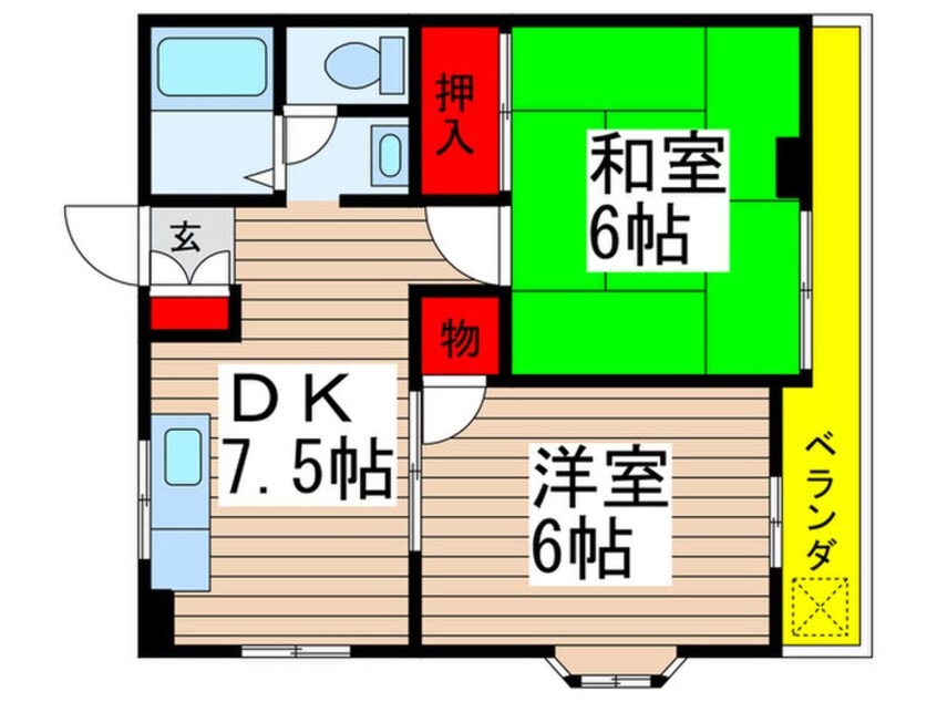 間取図 メゾンサエキ