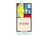 ハイツＭＩＹＯＳＨＩ５ 1Kの間取り