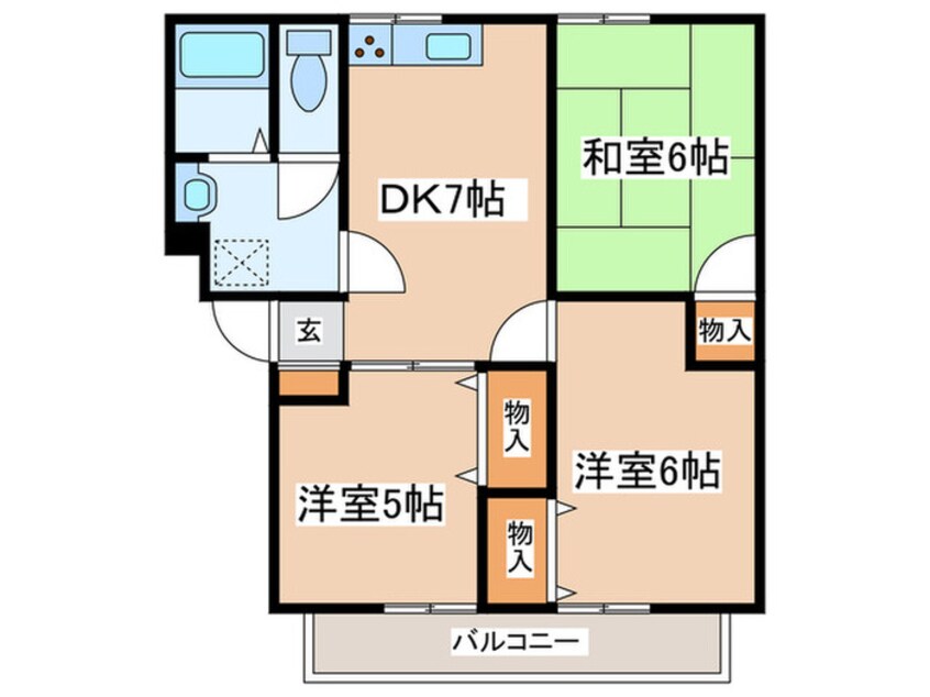 間取図 ボナール町田A
