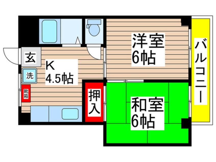 間取図 グリーンヒル花園