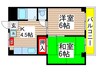 グリーンヒル花園 2Kの間取り