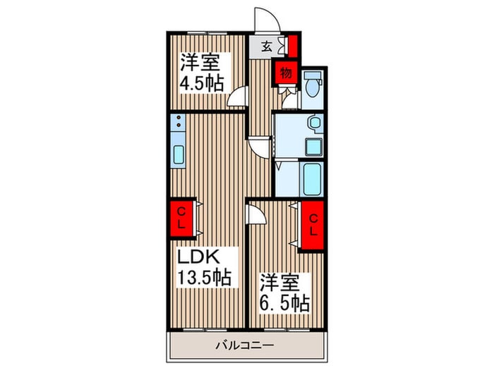 間取り図 ウエストパレス蕨Ⅱ