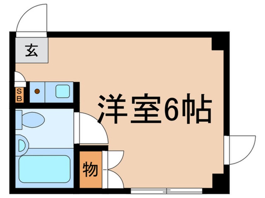 間取図 ヒュ－ス鷺ノ宮