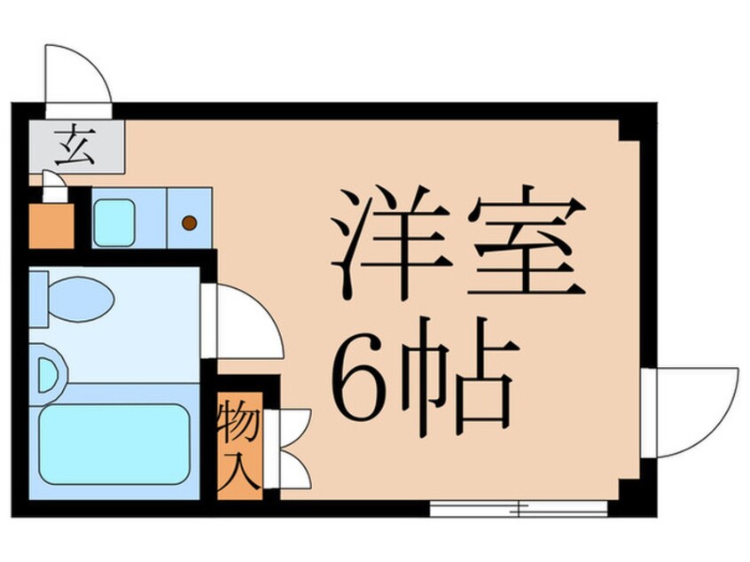 間取図 ヒュ－ス鷺ノ宮