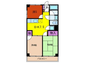 間取図 第二コーポマルイチ