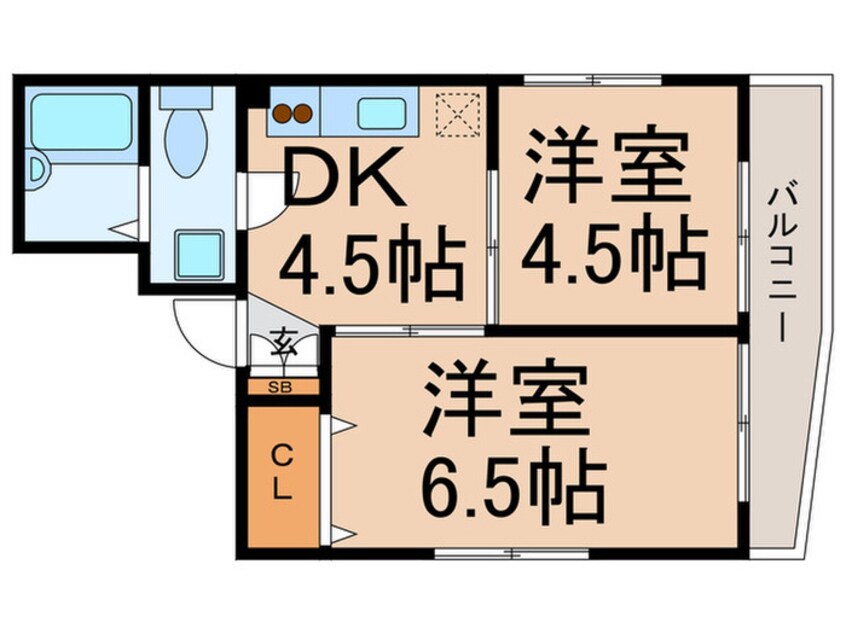 間取図 メゾン・べ－ル