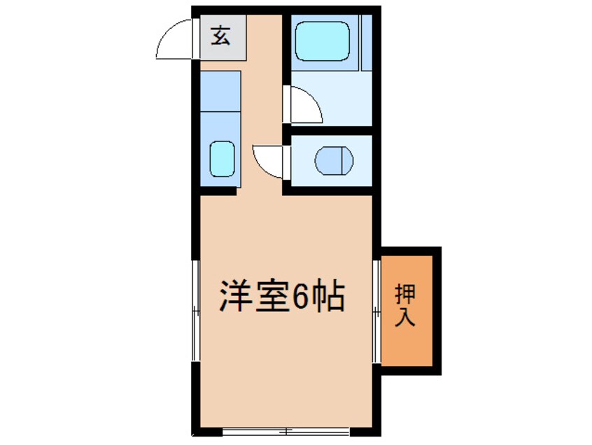 間取図 蜷川荘