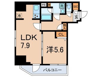 間取図 ガリシア大塚South(201)