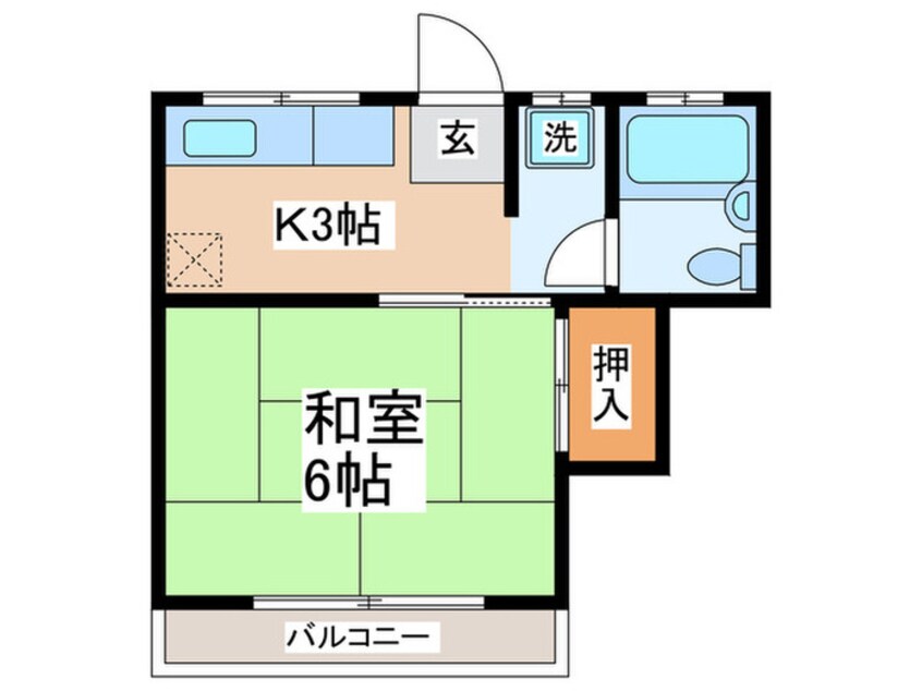 間取図 コーポ美紀