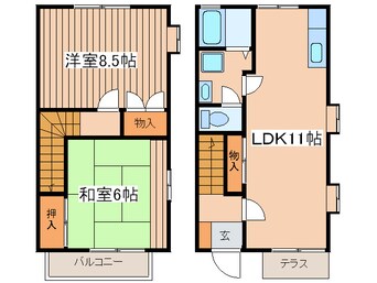 間取図 サンハイム豊原