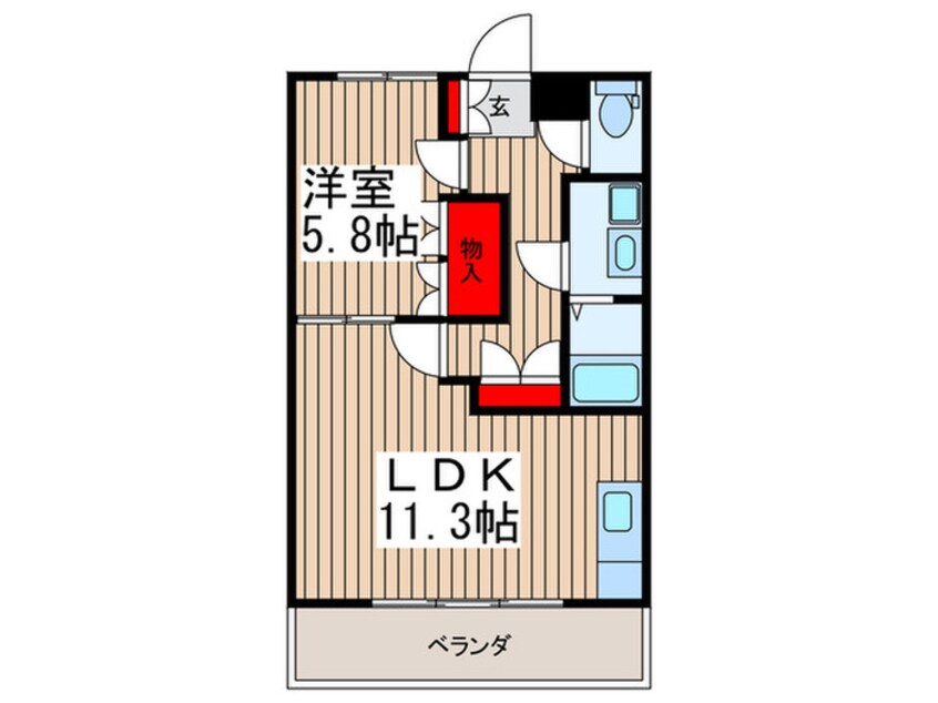 間取図 フローラルレジデンス