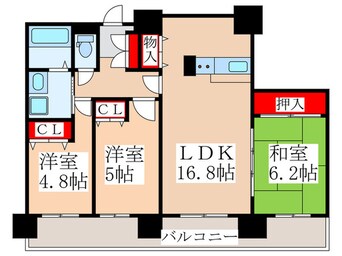 間取図 セルリアンホームズ勝どき