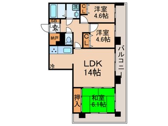 間取図 セルリアンホームズ勝どき