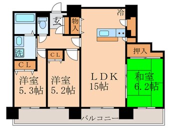 間取図 セルリアンホームズ勝どき