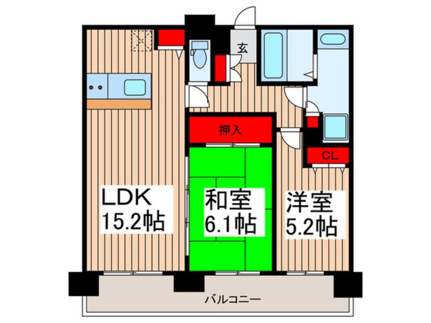 間取図 セルリアンホームズ勝どき