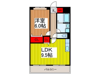 間取図 コモドＫ２