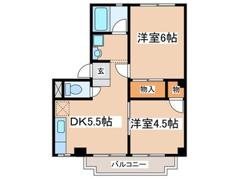 間取図 コ－ポサンライズ