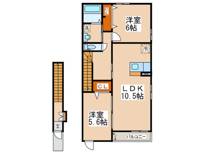 間取り図 セレノひばりが丘Ⅰ