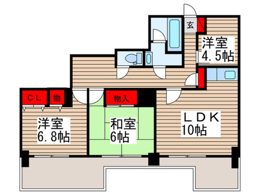 間取図 ブエナスイート