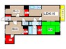 ブエナスイート 3LDK+Sの間取り