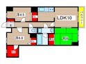 ブエナスイートの間取図