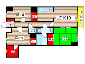 間取図 ブエナスイート