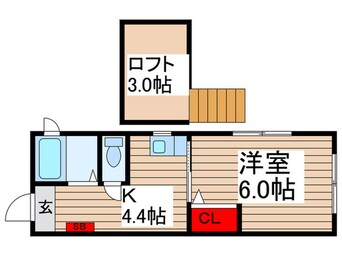 間取図 BRILLIANT AKITSU