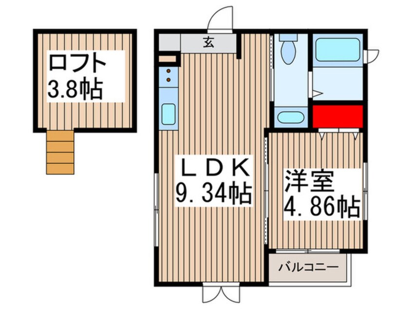 間取図 BRILLIANT AKITSU