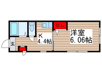 間取図 BRILLIANT AKITSU