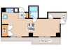 立川パレス527 1Rの間取り