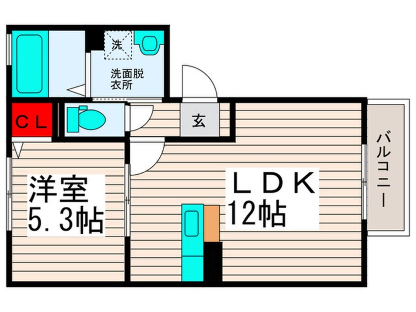 間取図 アリエッタ　タニエイ