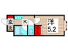 グレイスハイツ東綾瀬 1Kの間取り