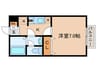 エルボヌ－ル 1Kの間取り