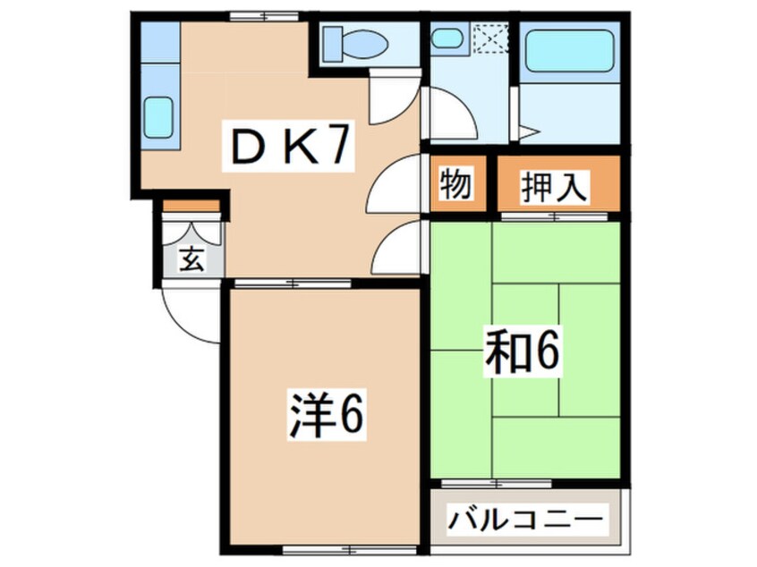 間取図 クレストたまプラーザ