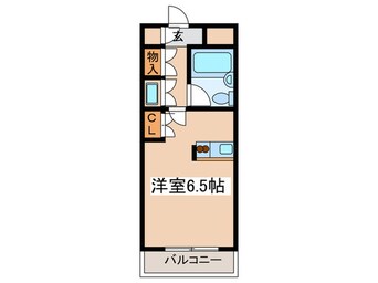 間取図 ﾜｺｰﾚｴﾚｶﾞﾝｽ鶴巻温泉第2