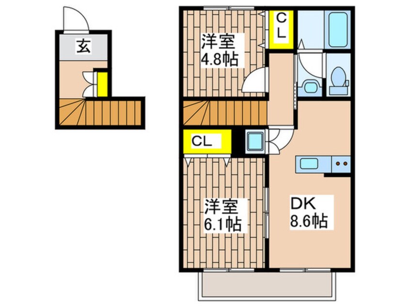 間取図 シャンテ