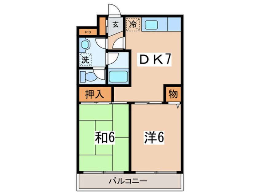 間取図 レジデンス　イン　ZAMA