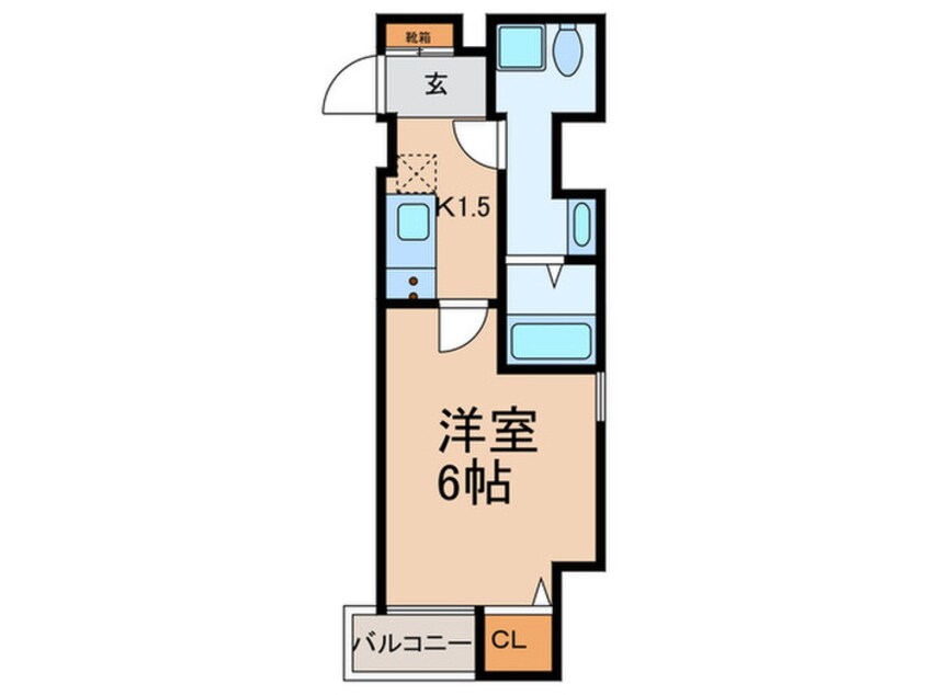 間取図 ARTESSIMO VALENTO（101）