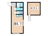Haleiwa 1Rの間取り