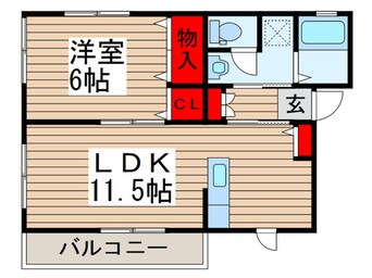 間取図 フォ－ルＢ棟