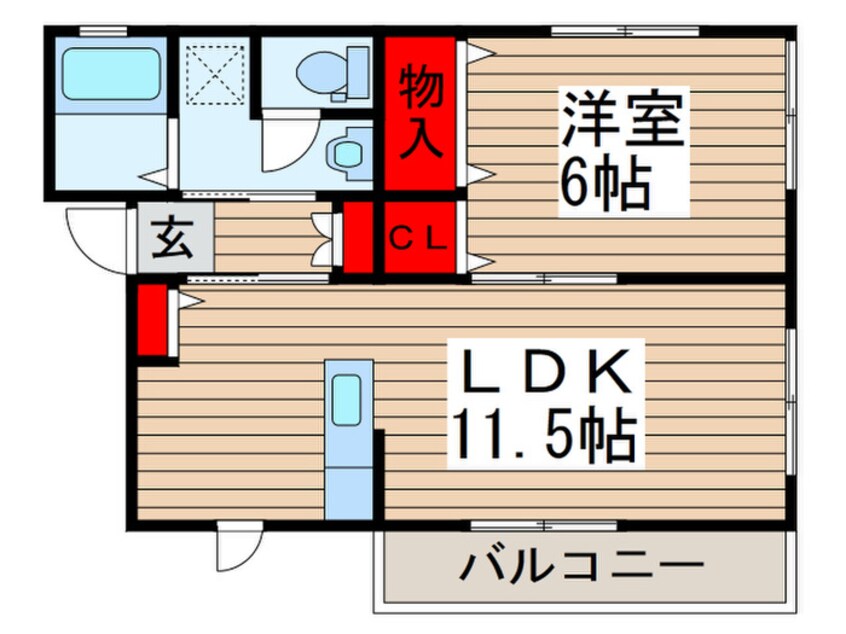 間取図 フォ－ルＢ棟