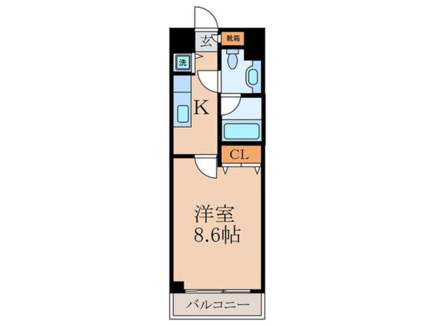 間取図 グリ－ンロ－ド鷺宮Ⅱ