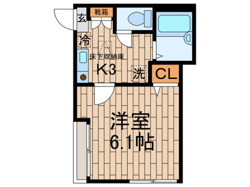 間取図 ク－ポラ