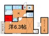 サンヴェルディ光が丘 1Kの間取り