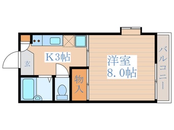 間取図 マエパコーポ